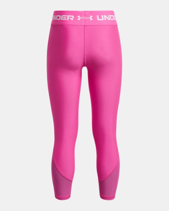 กางเกงห้าส่วนเหนือข้อเท้า HeatGear® Armour สำหรับผู้หญิง in Pink image number 1